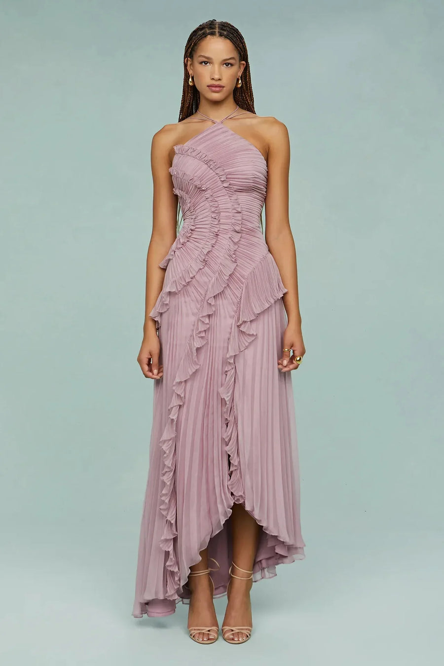 Camille | Robe Plissée à Volants