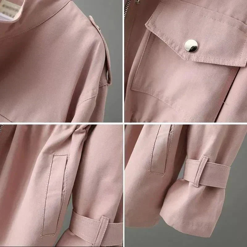 Élise | Manteau en Laine à Double Boutonnage avec Ceinture