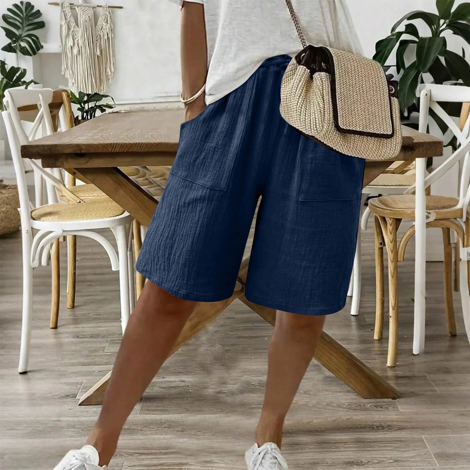 Sienna | Short Fluide en Lin et Coton
