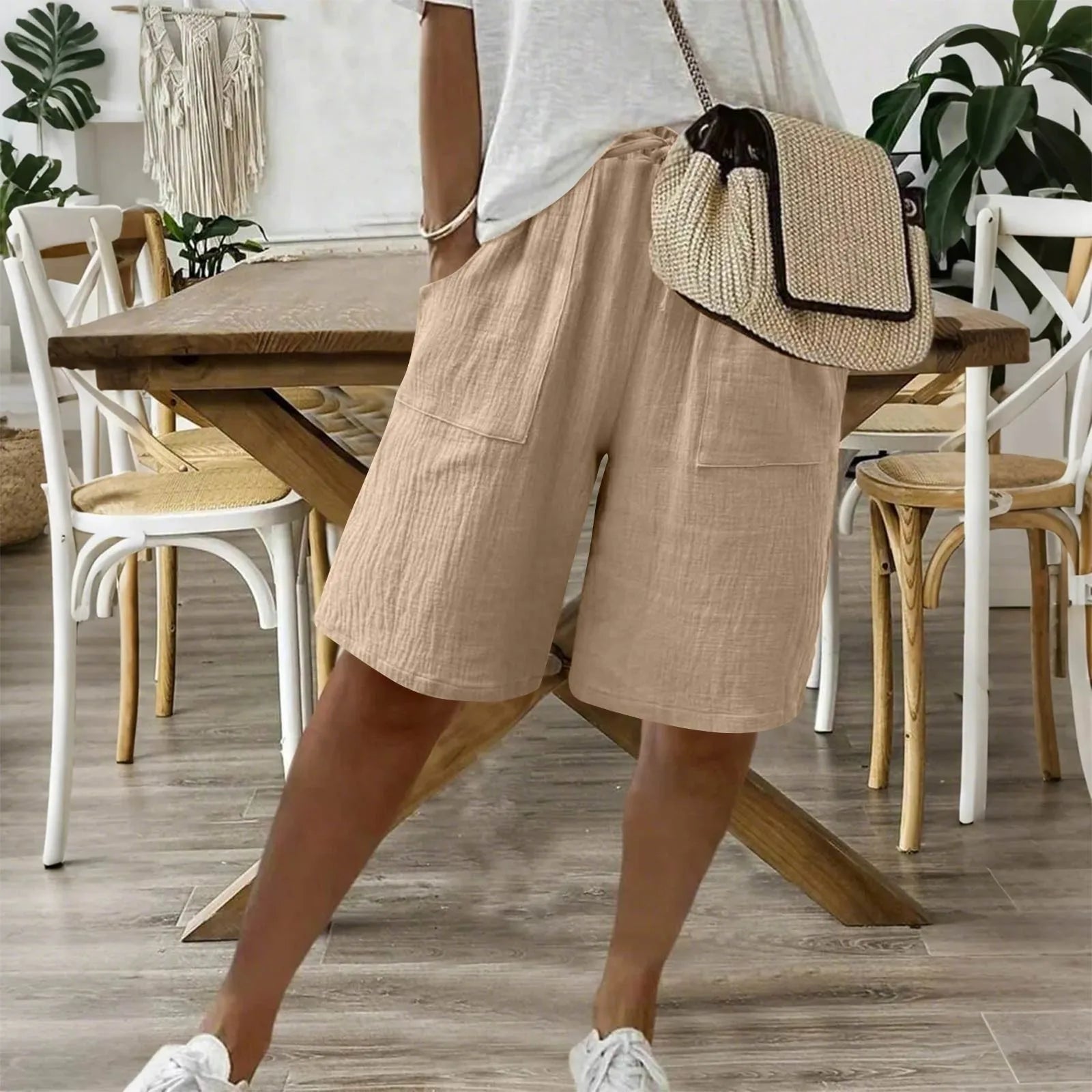 Sienna | Short Fluide en Lin et Coton