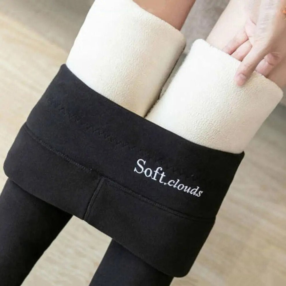 Caroline | Legging Chaud à Taille Haute Doublé Polaire