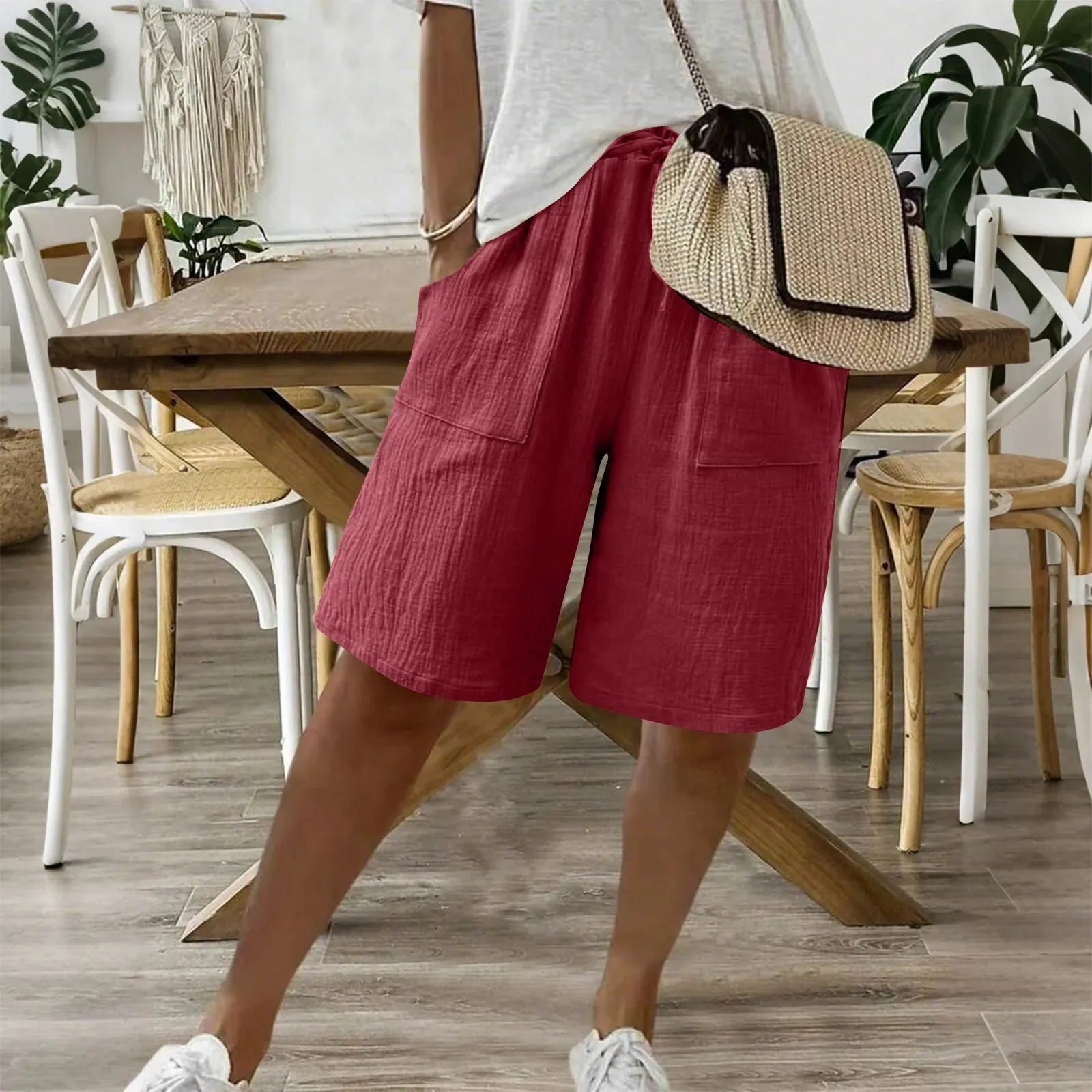 Sienna | Short Fluide en Lin et Coton