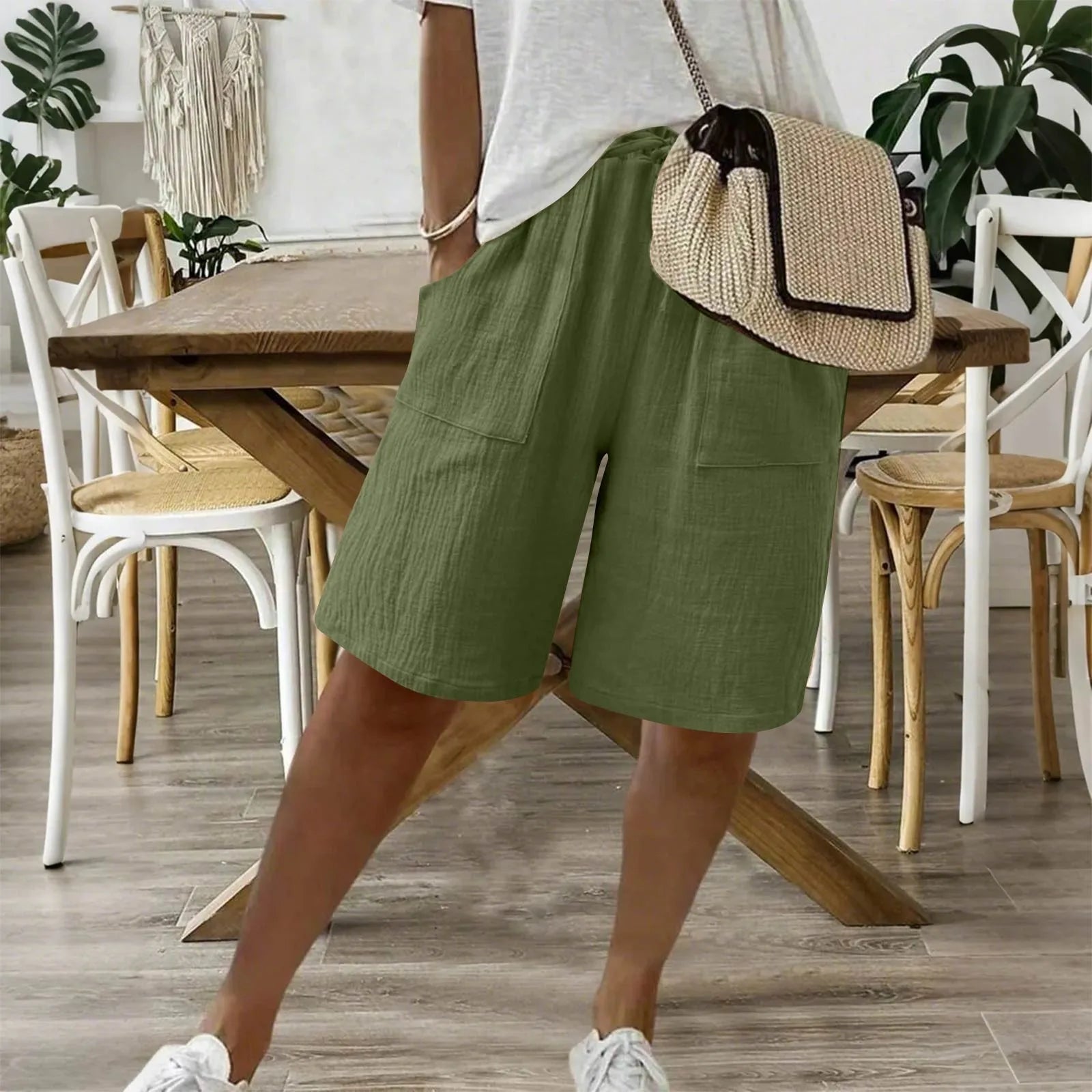 Sienna | Short Fluide en Lin et Coton