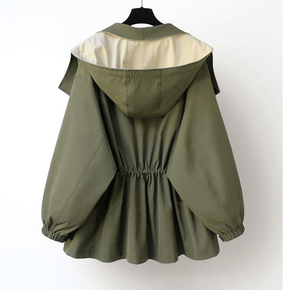 Hélène | Veste Imperméable Légère à Taille Ajustable