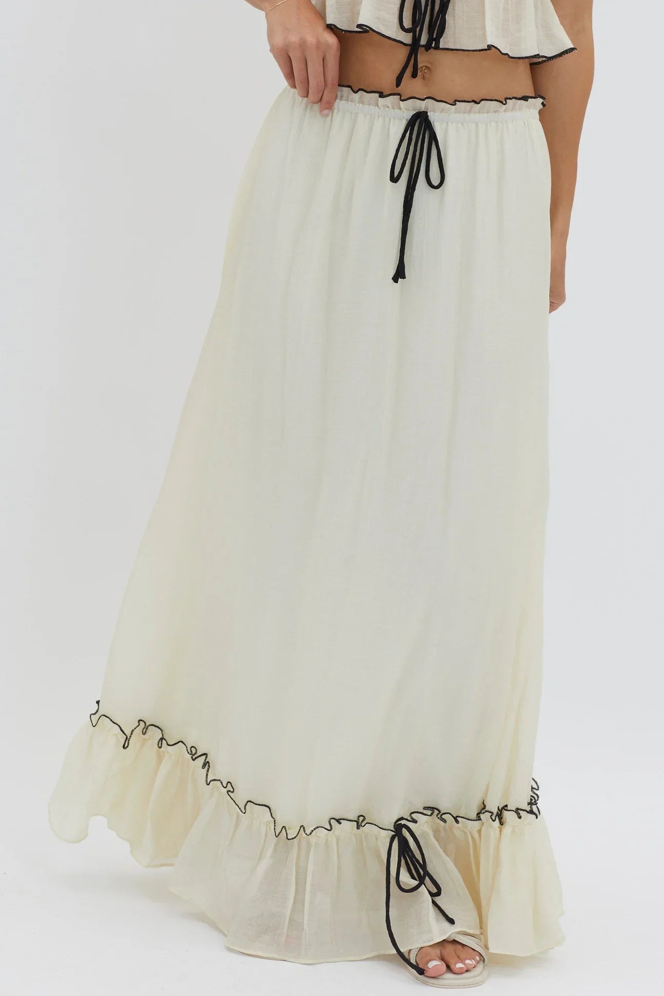 Eleanora | Ensemble Estival Élégant avec Jupe Maxi