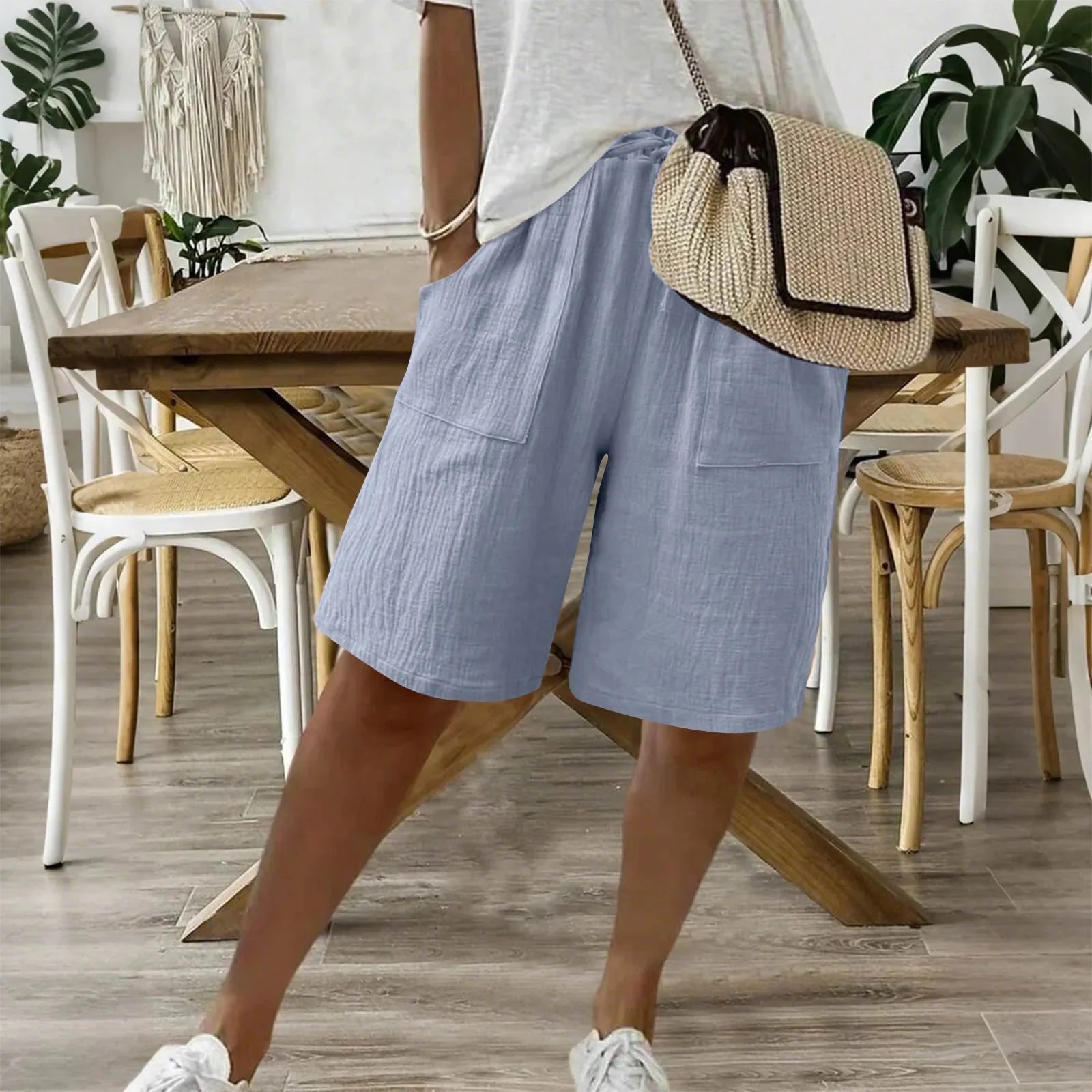Sienna | Short Fluide en Lin et Coton