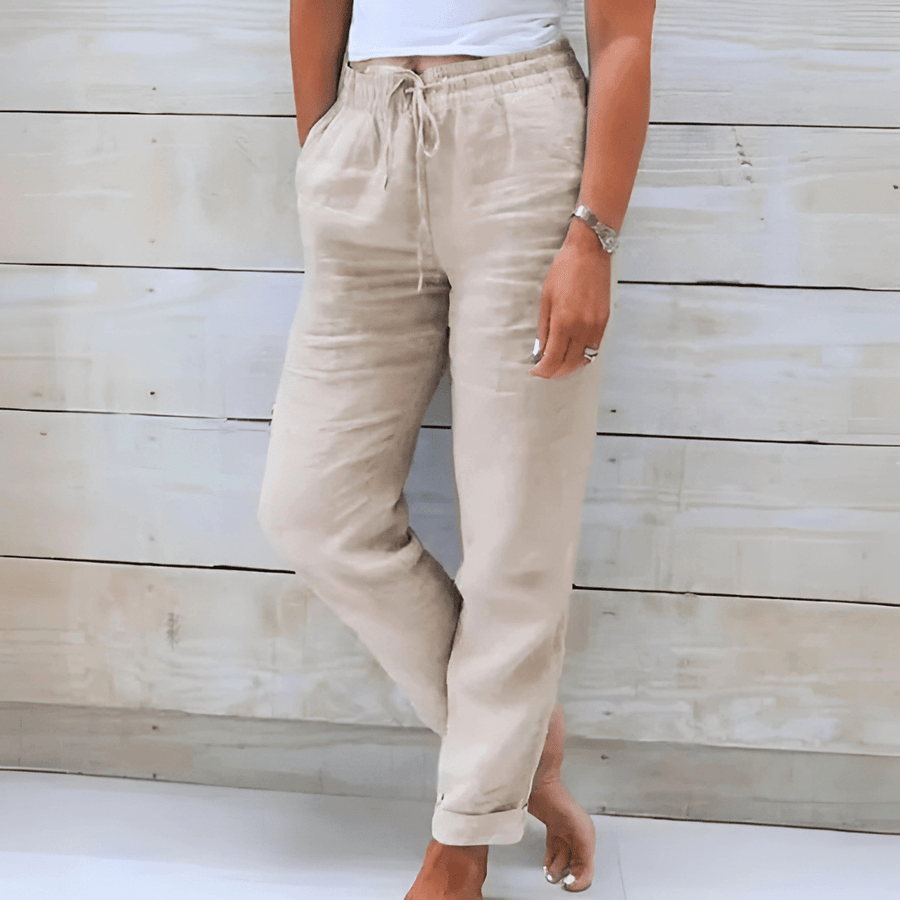 Suzanne | Pantalon Léger à Taille Élastiquée