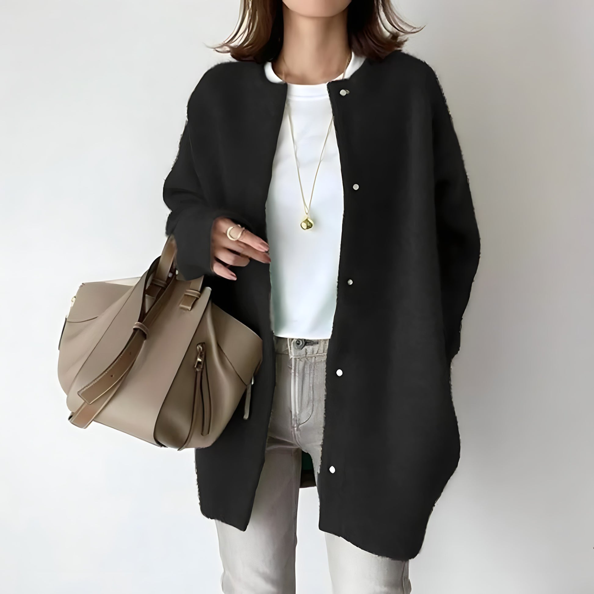 Ninon | Cardigan Léger à Boutons