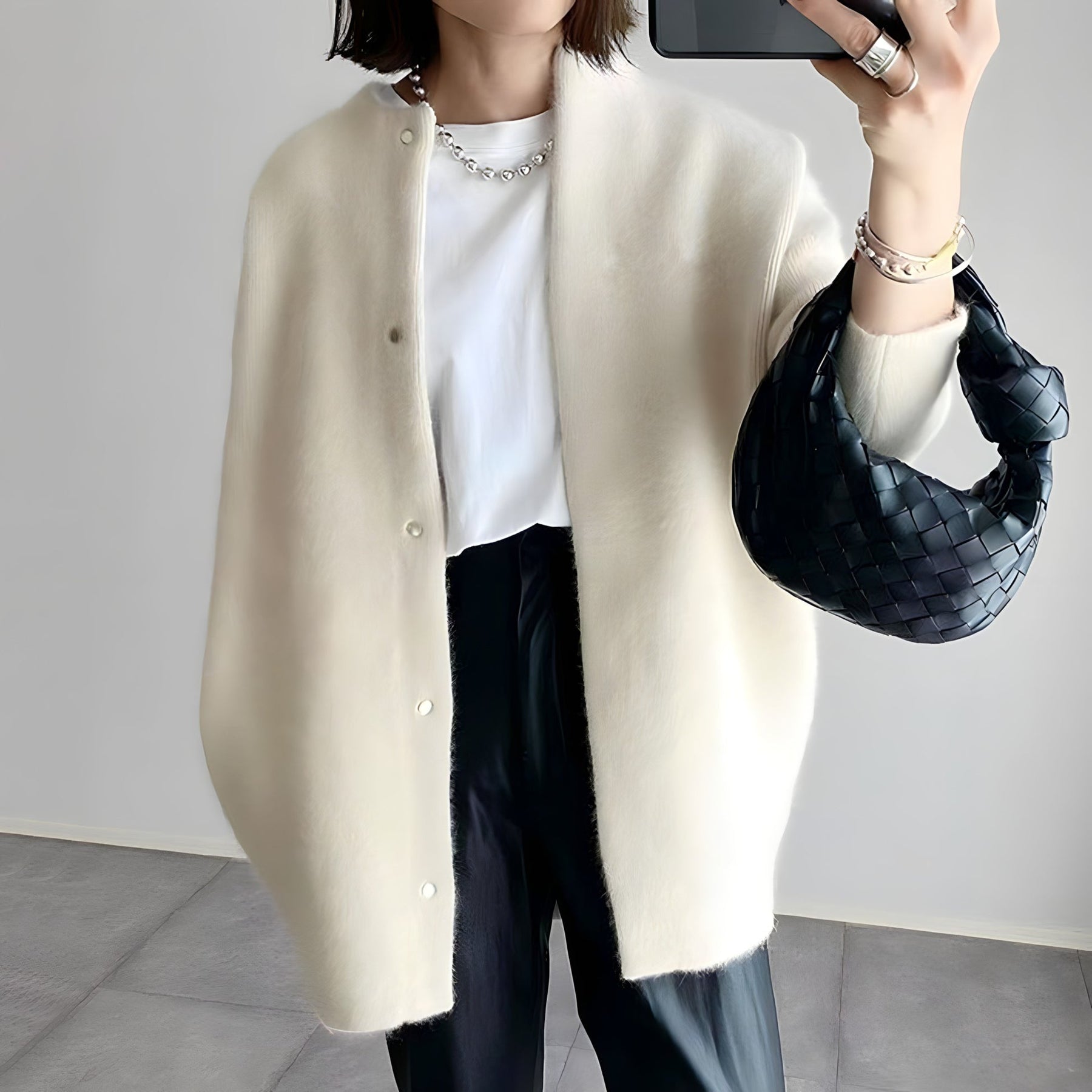Ninon | Cardigan Léger à Boutons