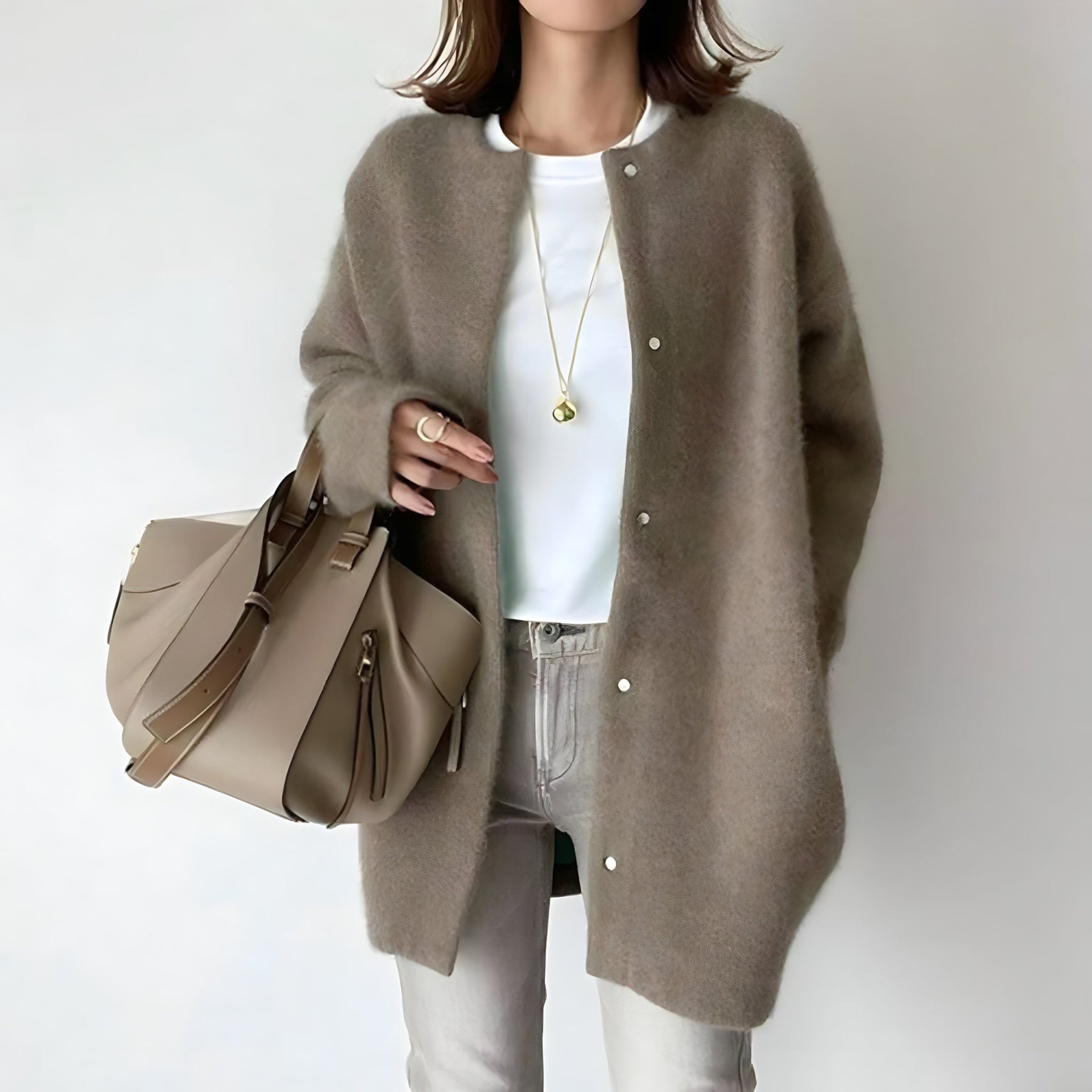 Ninon | Cardigan Léger à Boutons