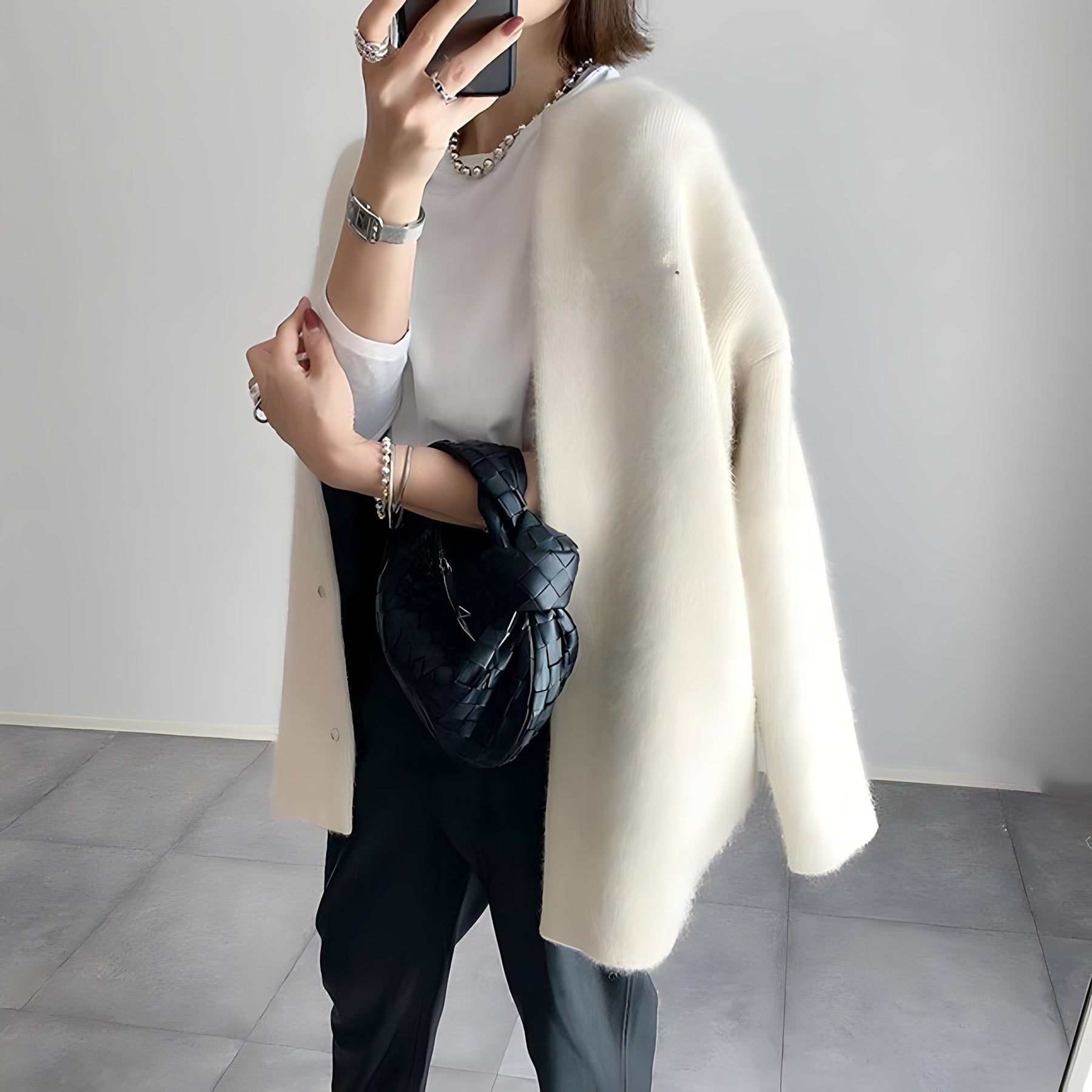 Ninon | Cardigan Léger à Boutons