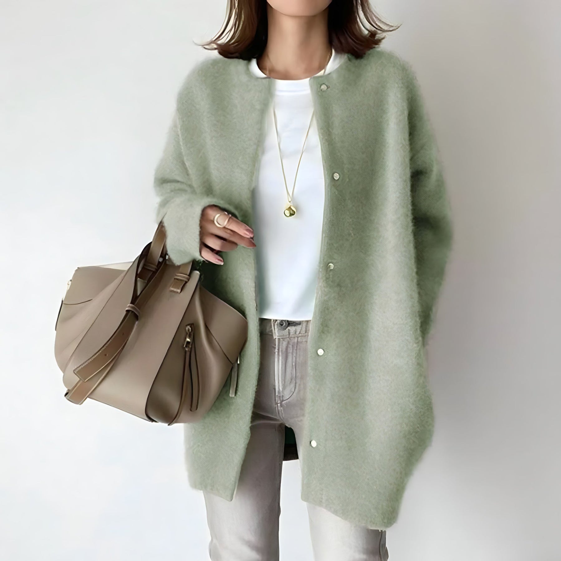 Ninon | Cardigan Léger à Boutons
