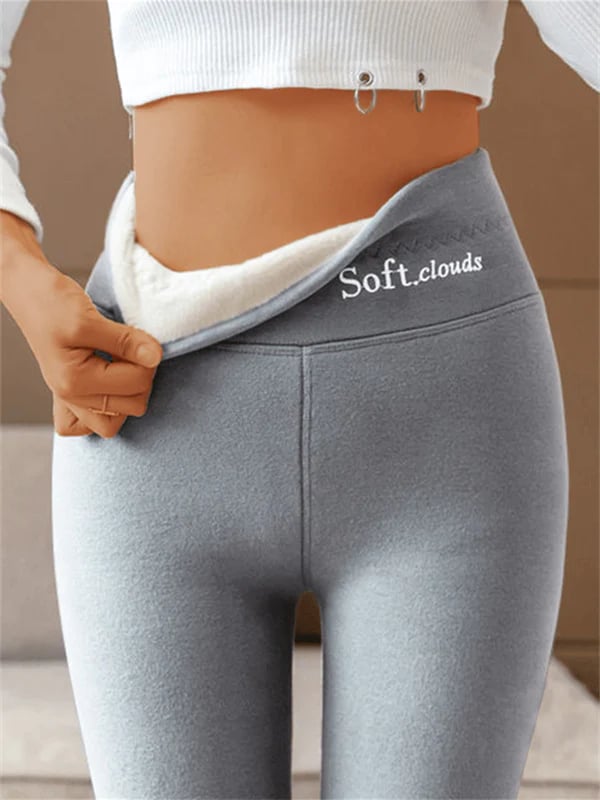 Caroline | Legging Chaud à Taille Haute Doublé Polaire