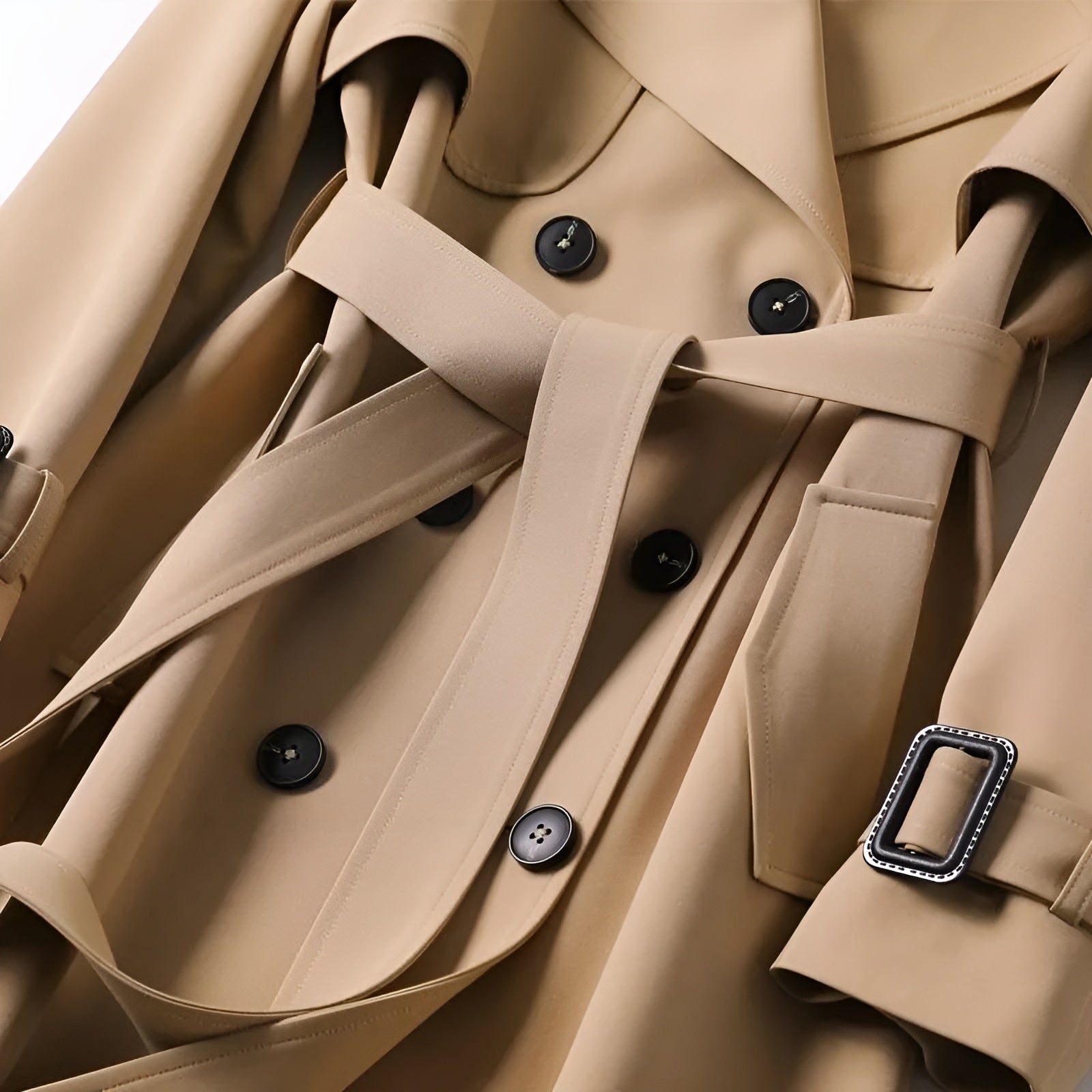 Clémentine | Trench-Coat Ceinturé Intemporel