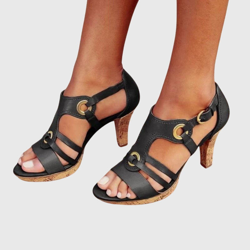 Ariane | Sandales à Talon Confort