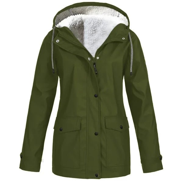 Jeanne | Veste Imperméable à Capuche Ajustable