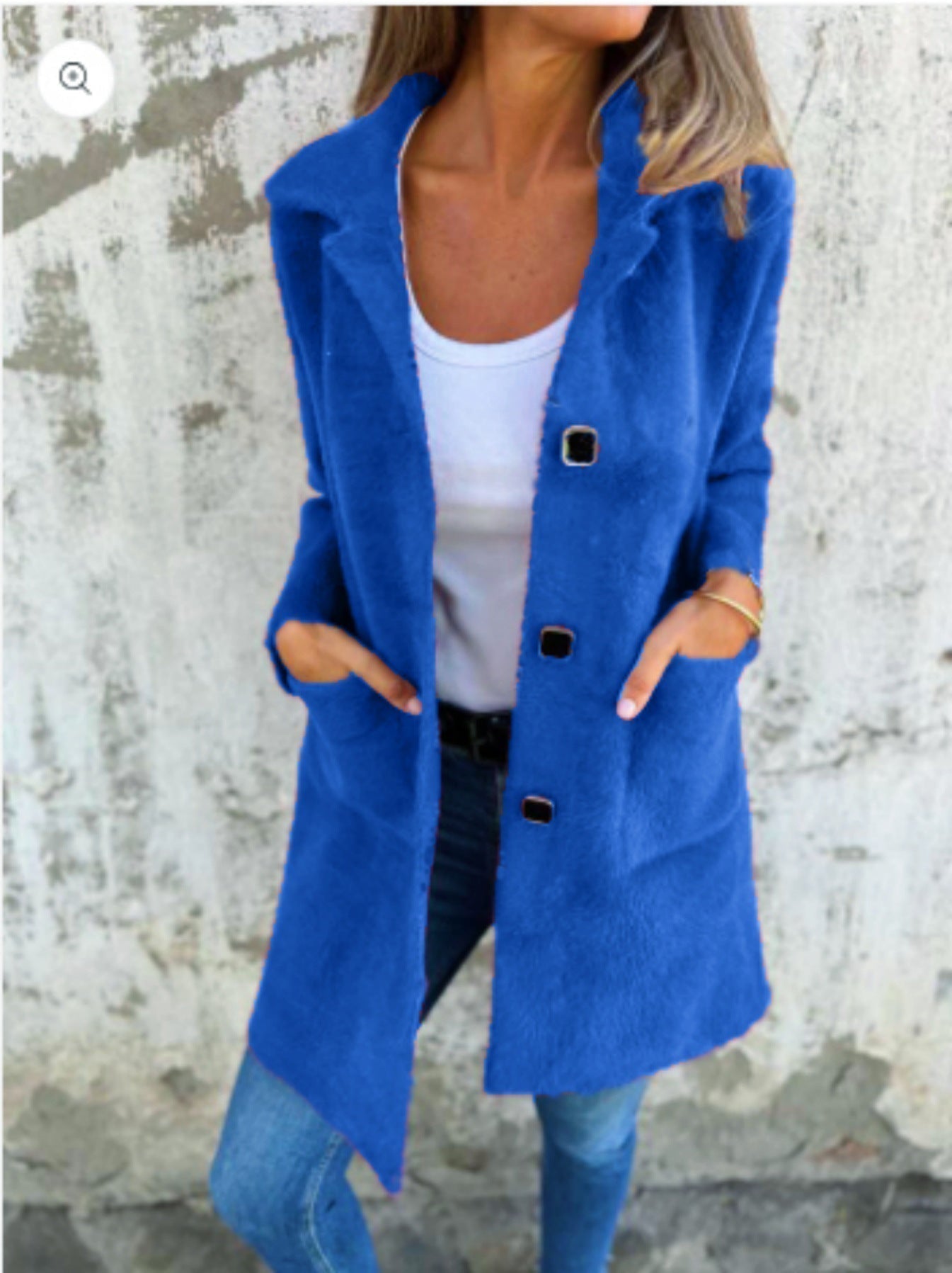 Marcelle | Manteau en Grosse Maille à Revers