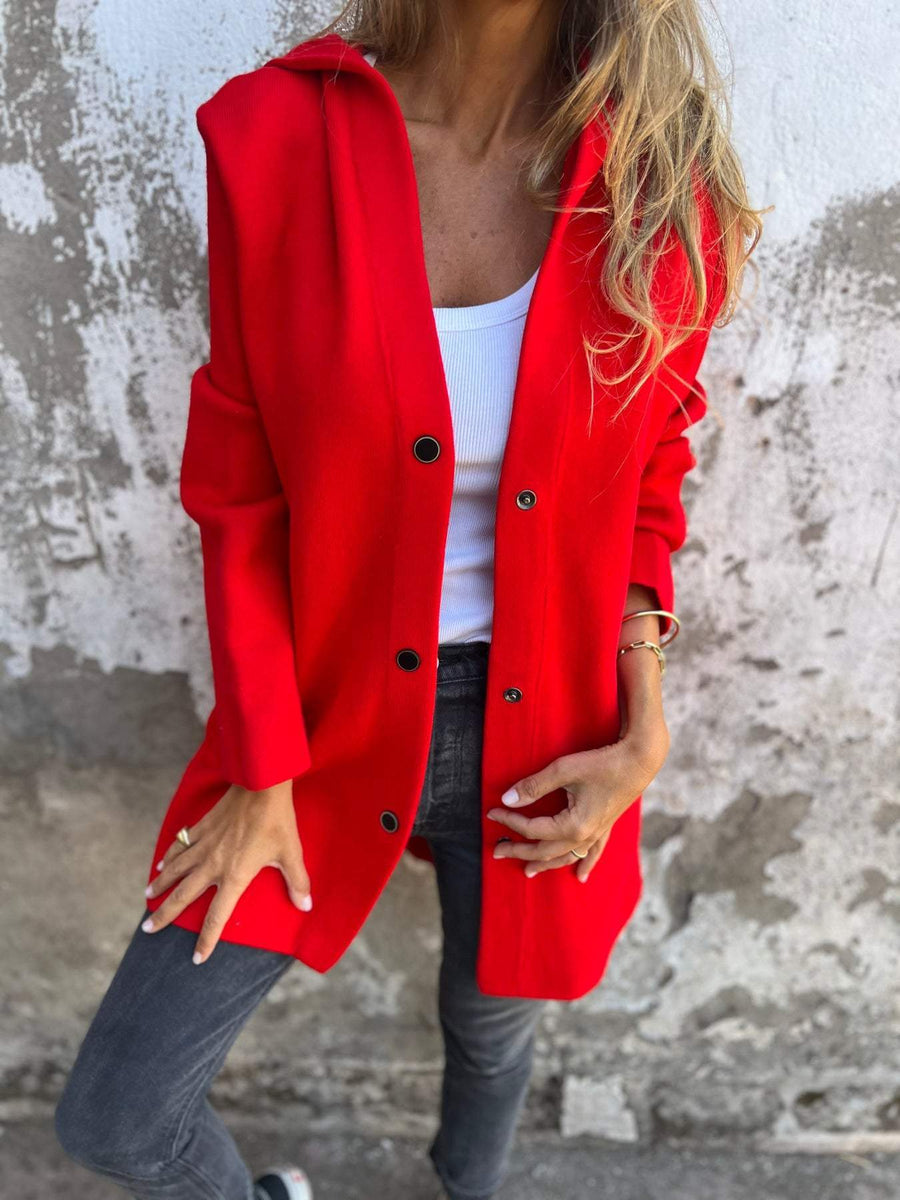 Perrine | Cardigan à Capuche avec Poches