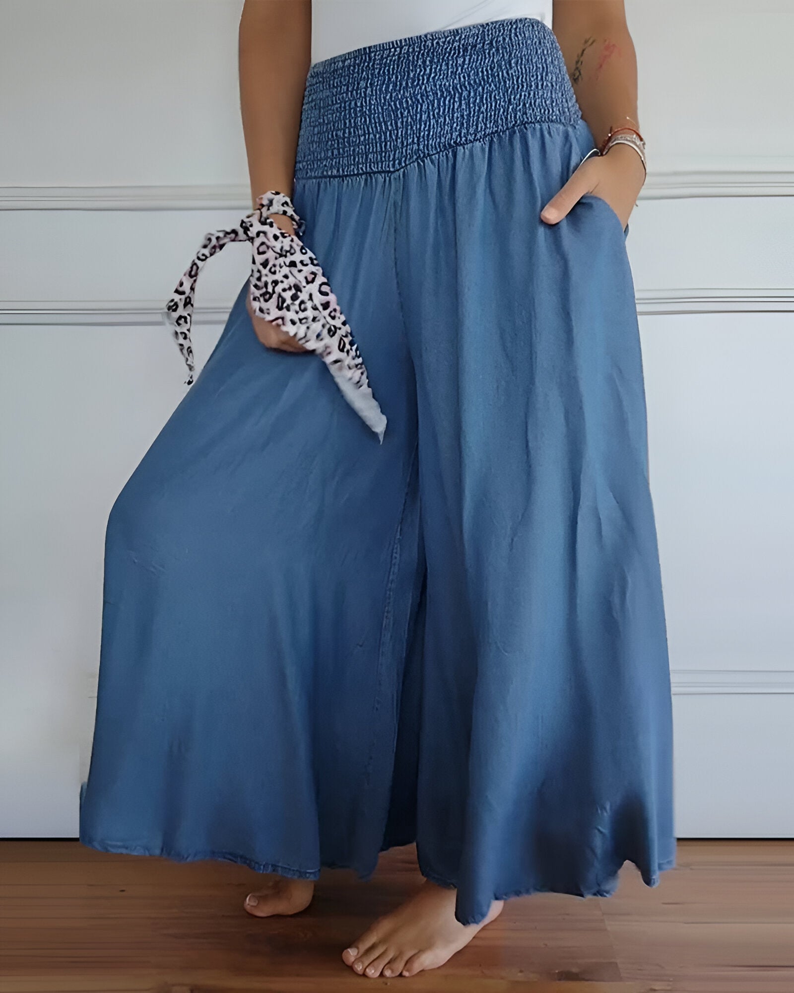 Alva | Pantalon Léger à Taille Élastiquée