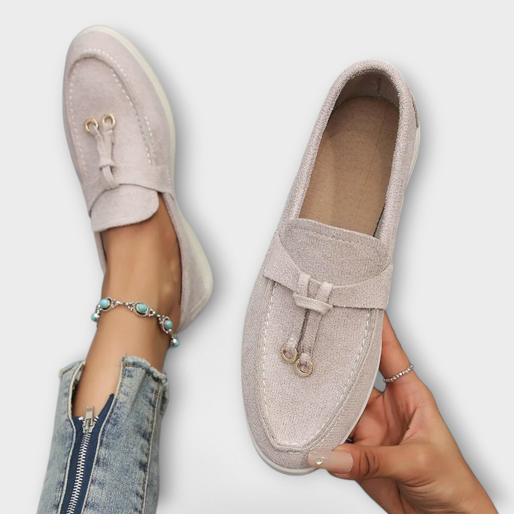 Capucine | Mocassins Élégants à Détails Raffinés