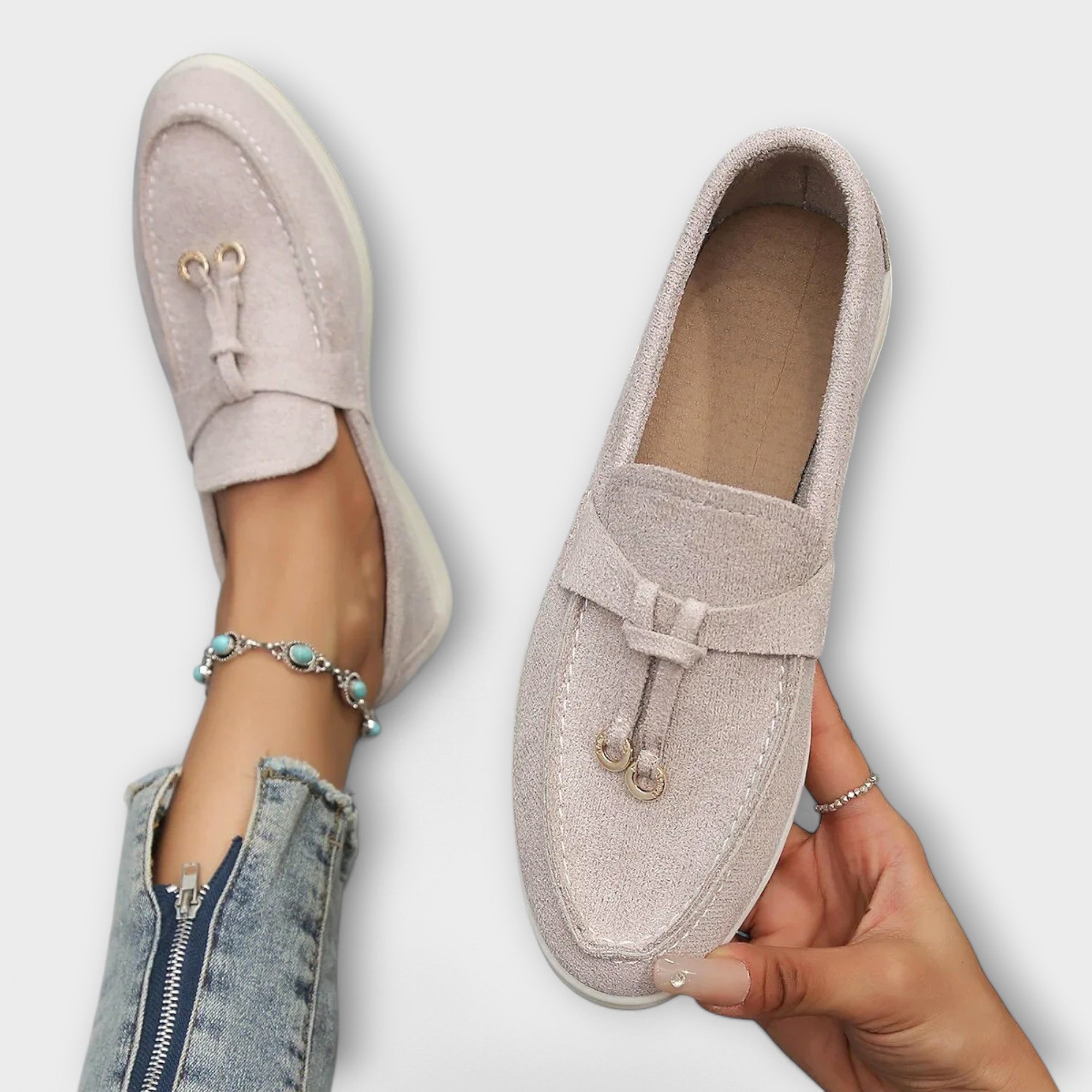 Capucine | Mocassins Élégants à Détails Raffinés