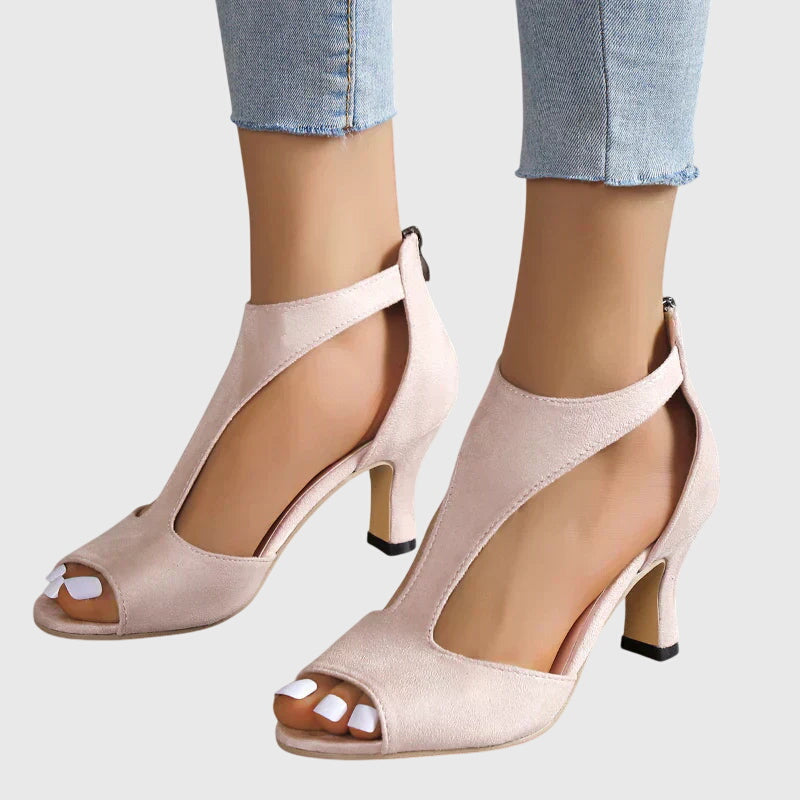 Bérénice | Talons Confort à Bout Ouvert