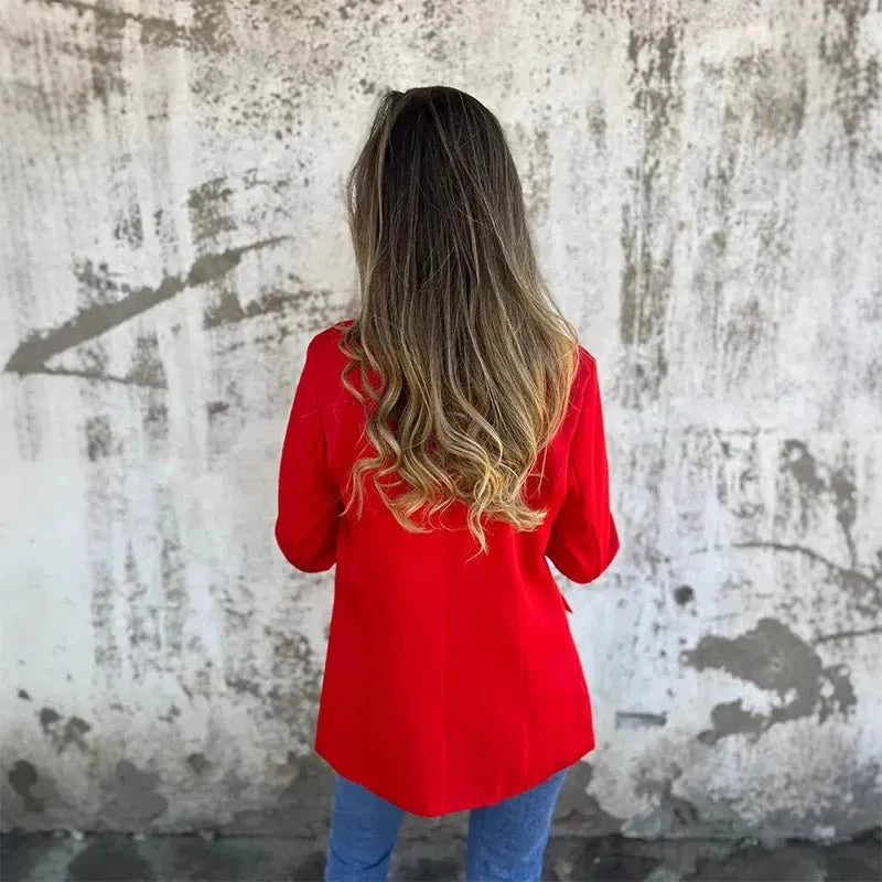 Valérie | Blazer Structuré à Doublure Léopard