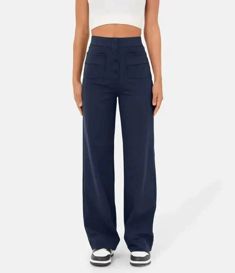 Joëlle | Pantalon Extensible Sans Repassage