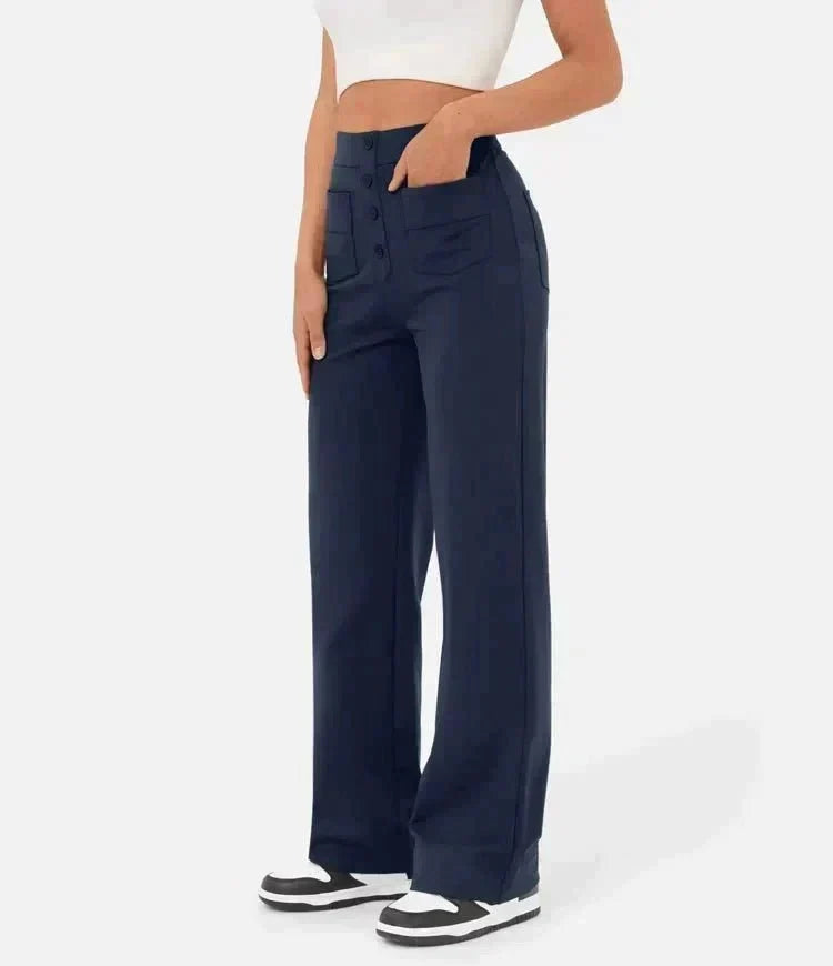 Joëlle | Pantalon Extensible Sans Repassage