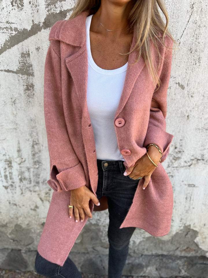 Odile | Manteau Minimaliste à Coupe Droite
