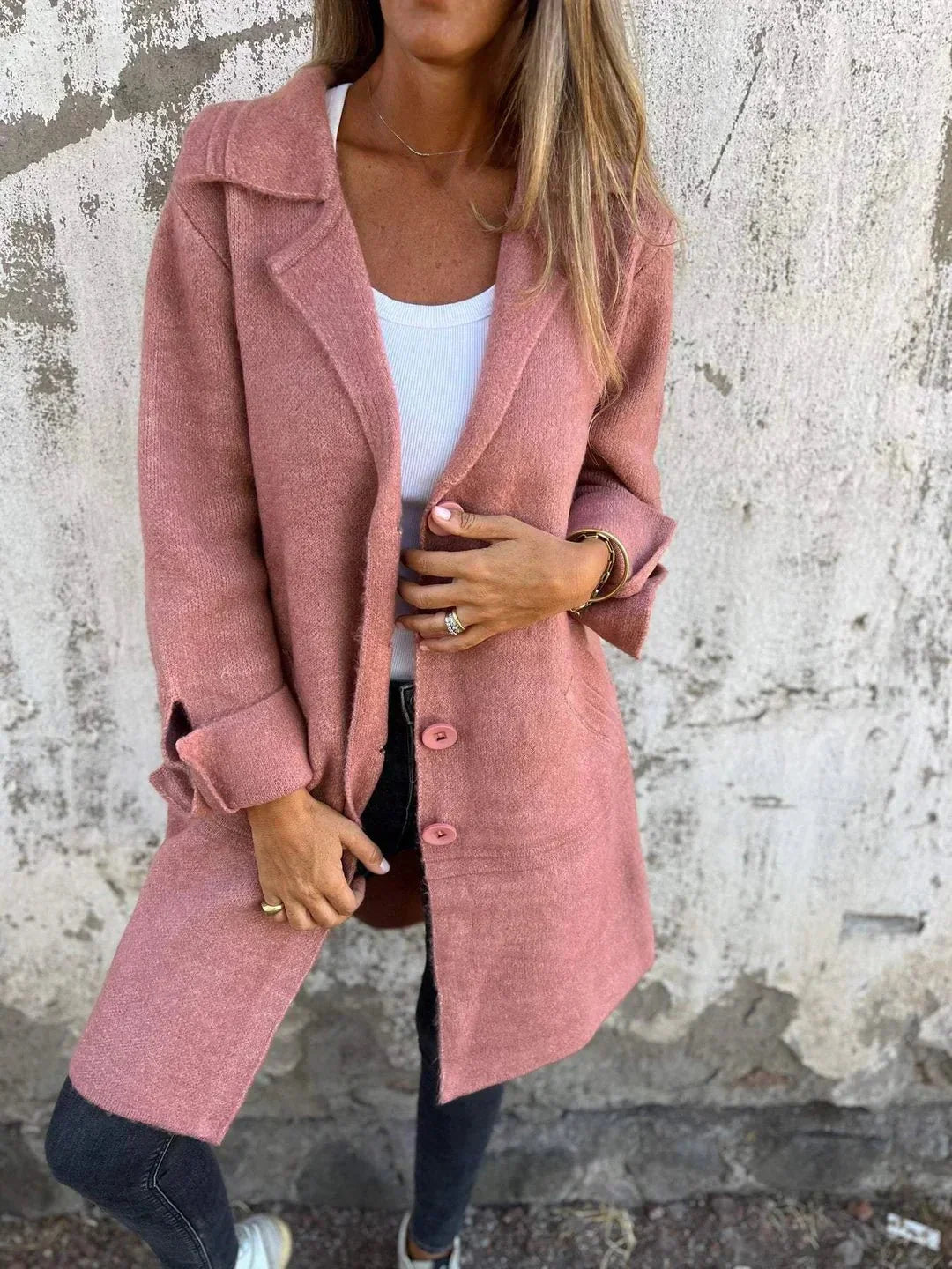 Odile | Manteau Minimaliste à Coupe Droite