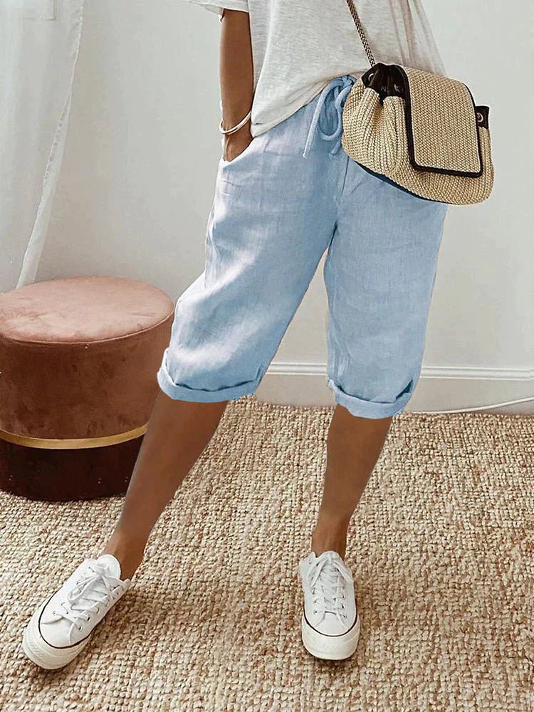 Pauline | Short en Coton Coupe Décontractée