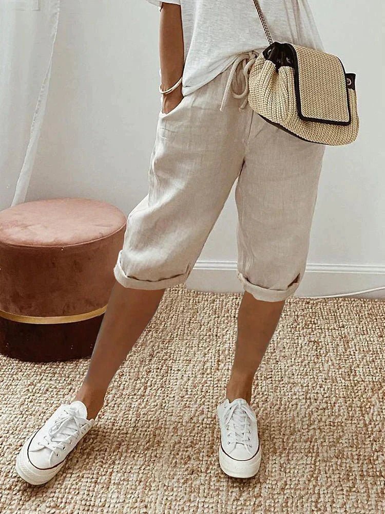 Pauline | Short en Coton Coupe Décontractée