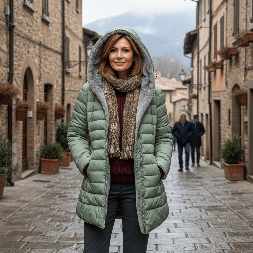 Coralie | Doudoune Doublée Fausse Fourrure