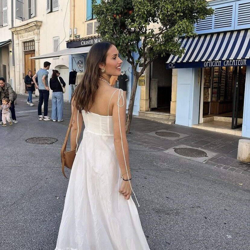 Nina | Robe Maxi Légère en Coton-Lin