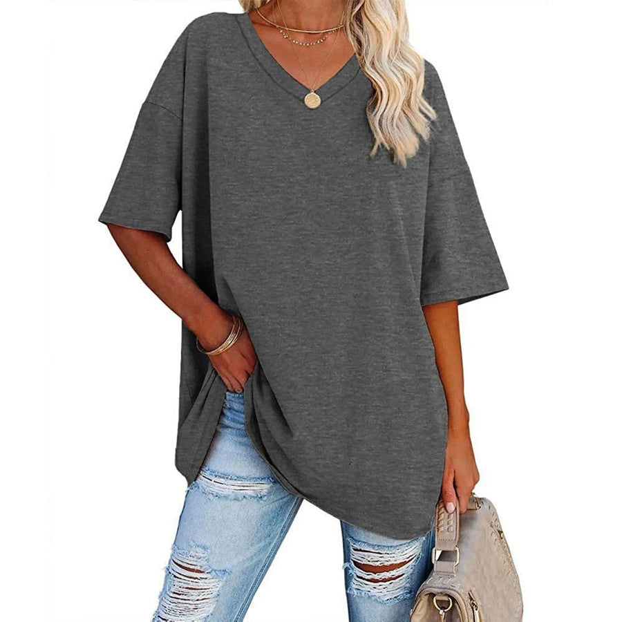 Gisele | T-shirt Oversize à Col V